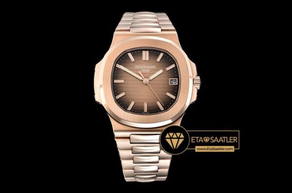 PP0273 - Nautilus 5711 40mm RGRG Brown Stks PF Miyota 9015 Mod - 11.jpg